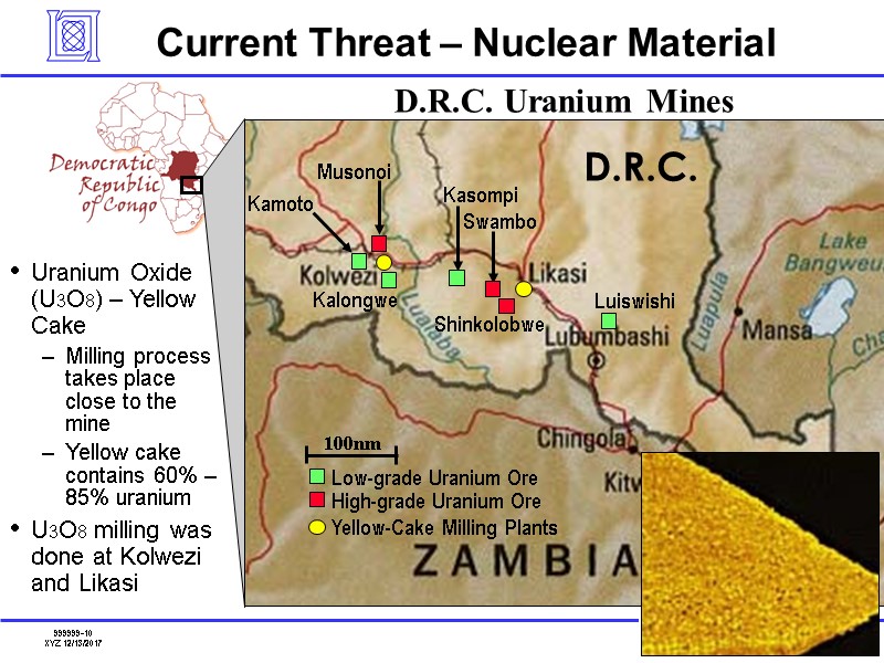 Uranium      Dioxide (UO2) 1 ton of ore contains 0.3
